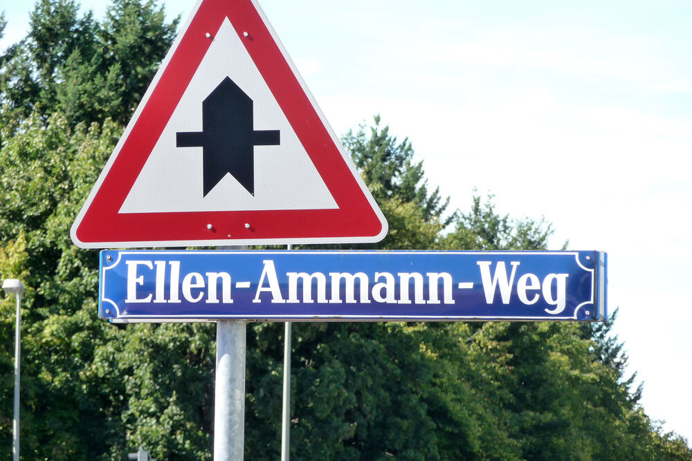 Ellen-Ammann-Weg in München.