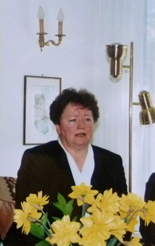 Ulrike Kaufmann bei einer Geburtstagsfeier.