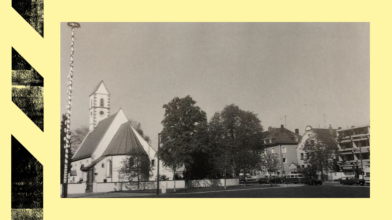 Feridun Zaimoglus Moosach in den 1980ern: der St.-Martins-Platz und die Pfarrkirche St. Martin