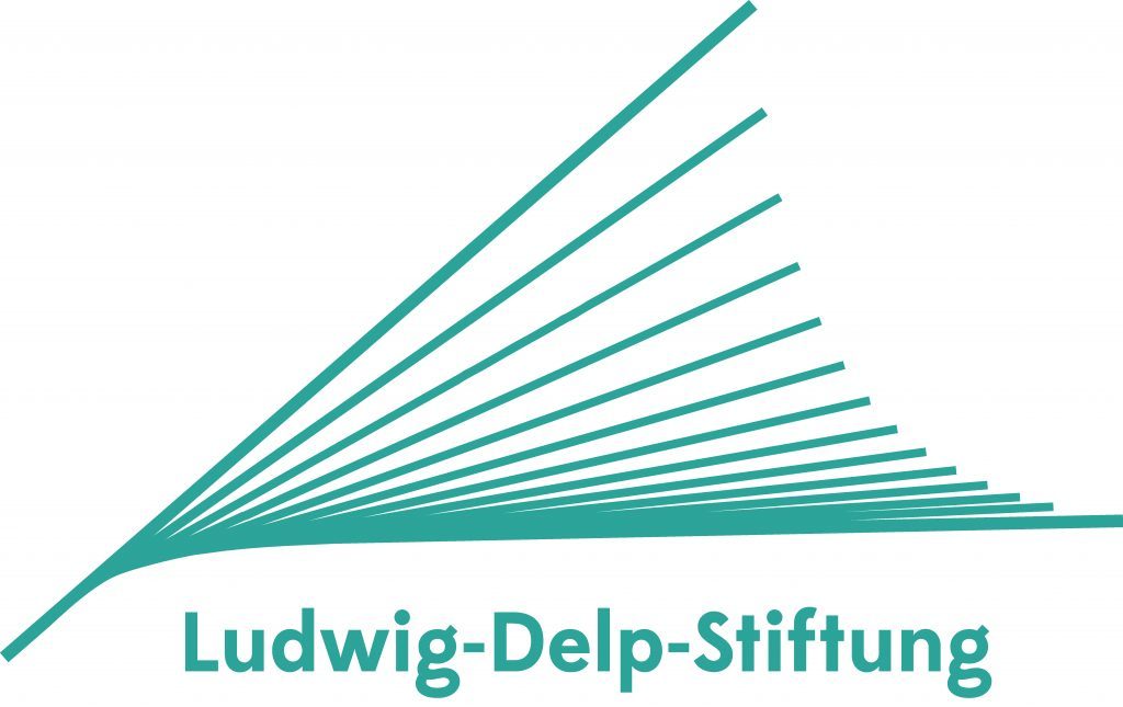 Logo der Ludwig Delp Stiftung, die diesen Beitrag zu #PopPunkPolitik gefördert hat