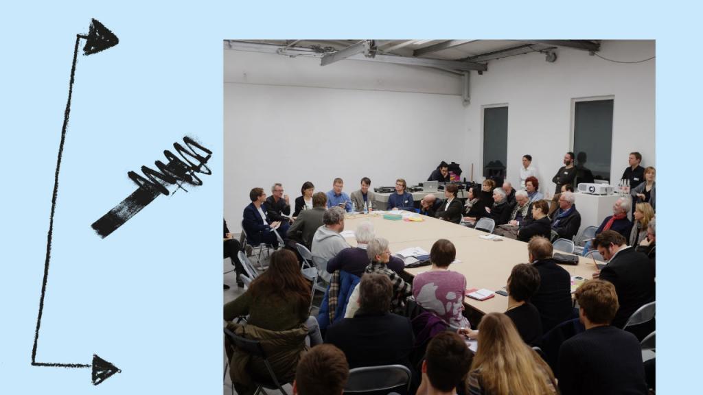 Symposium Open Table, 2016. Kooperative Großstadt eG. Foto: Jörg Koopmann. #PopPunkPolitik