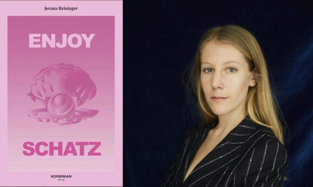 Jovana Reisinger: Enjoy Schatz, Korbinian Verlag, 2022, 160 Seiten. Lisa-Katharina Försters Buchtipp zu #FrauenDerBoheme. Cover © Korbinian Verlag, Foto Jovana Reisinger © Tanja Kernweiß