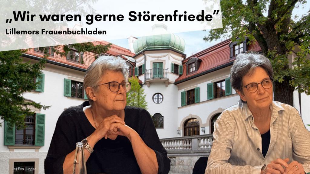 Ursula Neubauer und Andrea Gollbach – Pressegespräch zur Übergabe des Lillemors-Archiv an die Monacensia.