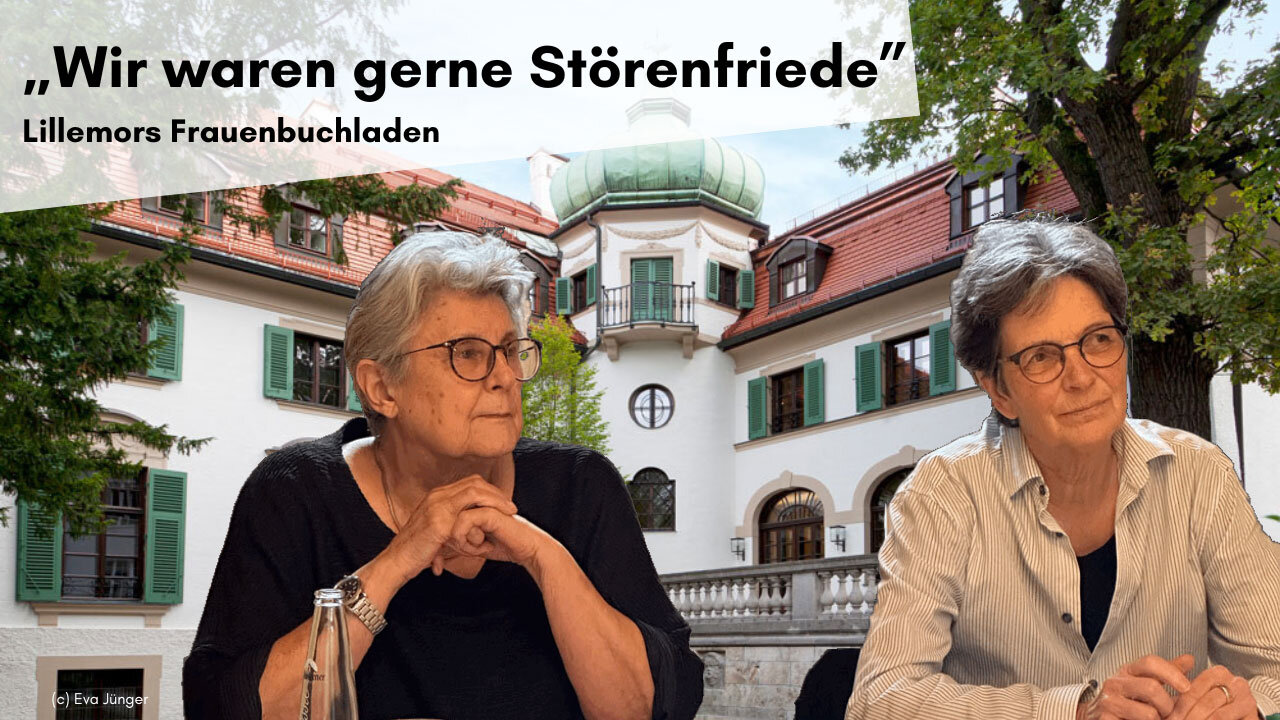 Ursula Neubauer und Andrea Gollbach – Pressegespräch zur Übergabe des Lillemors-Archiv an die Monacensia.