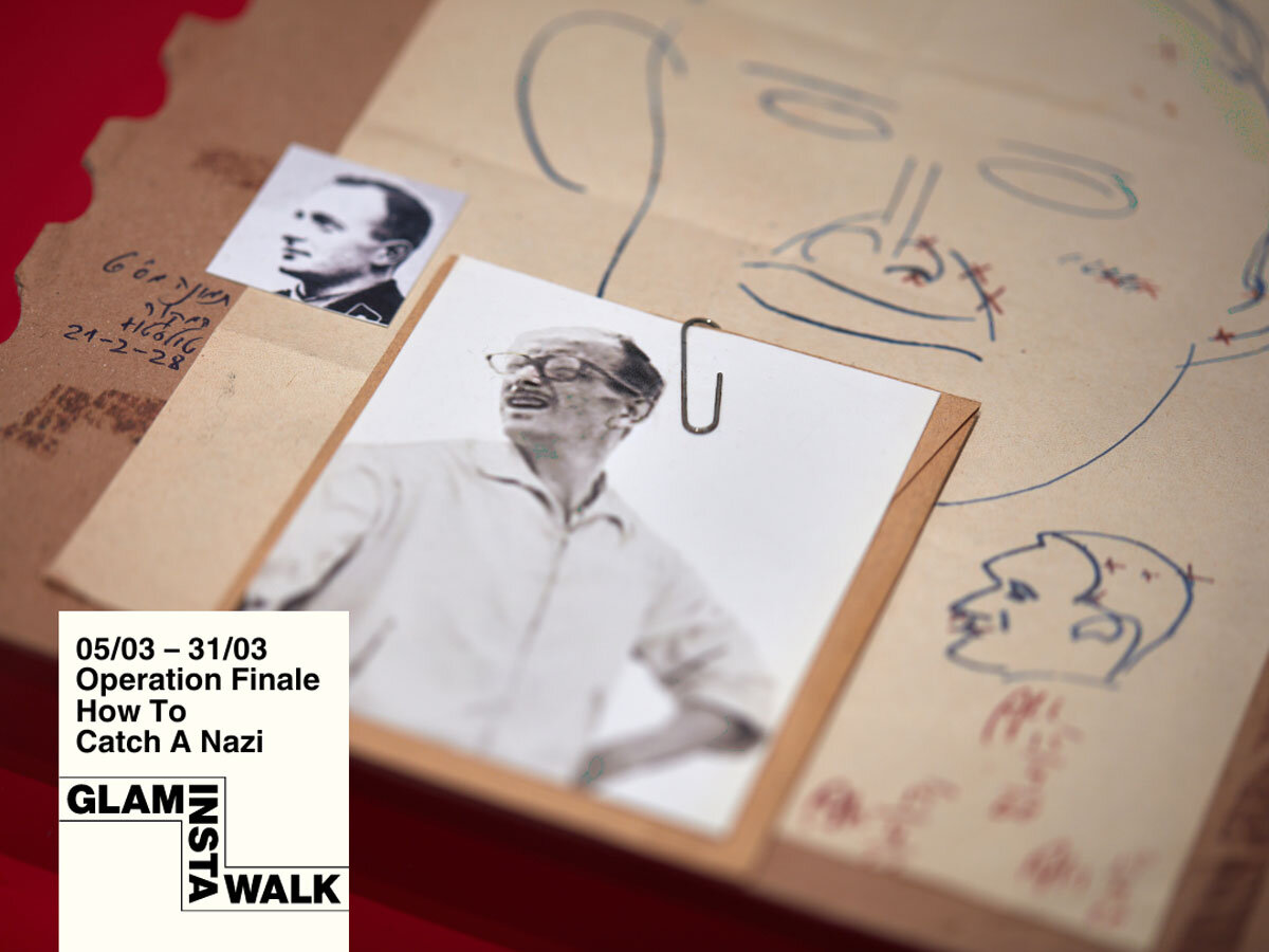 Die Akte Eichmann. Ausgestellt in „Operation Finale. How to catch a nazi. Foto: Staatliches Museum Ägyptischer Kunst, Roy Hessing. #GLAMInstaWalk