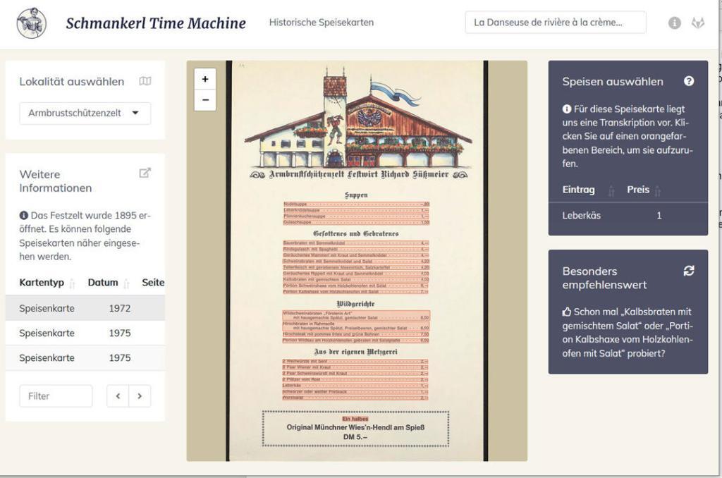 Schmankerl Time Machine. Online unter https://dhvlab.gwi.uni-muenchen.de/schmankerltimemachine/ BlogSlam #TagDerArchive