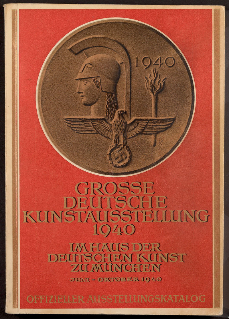 Buch zur Grossen Deutschen Kunstausstellung 1940 im Haus der Kunst, München. Ausstellungskatalog.