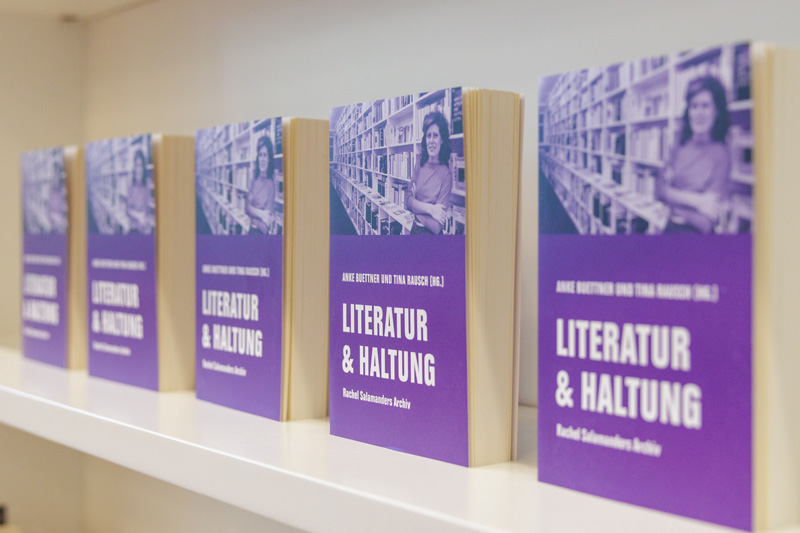 Aufgereihte Büche in einem Regel: Literatur & Haltung