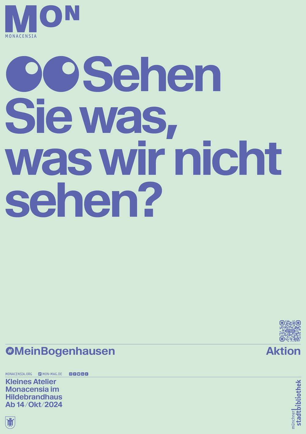 Plakat zur Mitmach-Aktion #MeinBogenhausen.