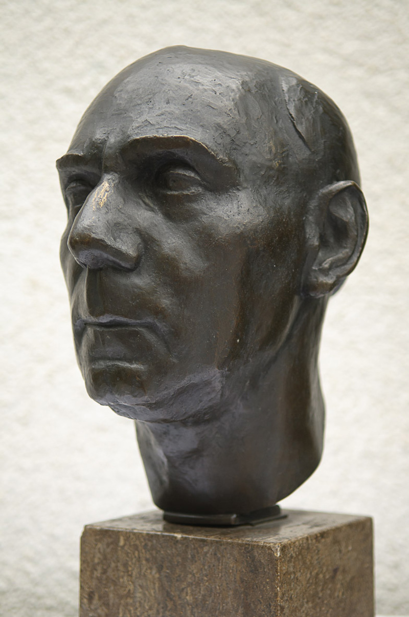 Bronzekopf eines Mannes: Otto Manasse