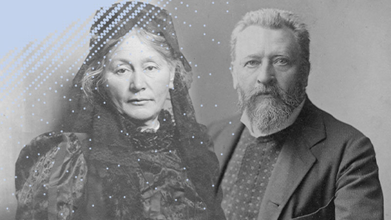 Irene und Adolf von Hildebrand, gestaltet - Fotocollage