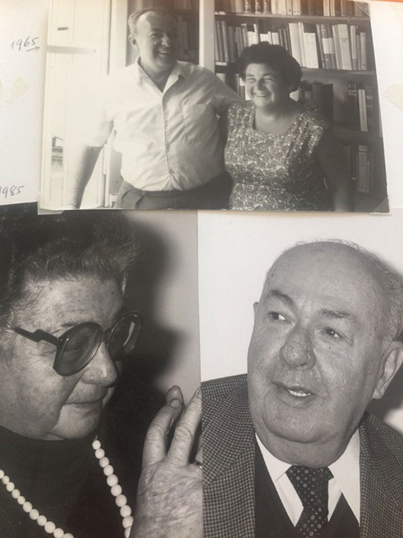 Walter Grab in Israel mit seiner Frau Alice. © privat.