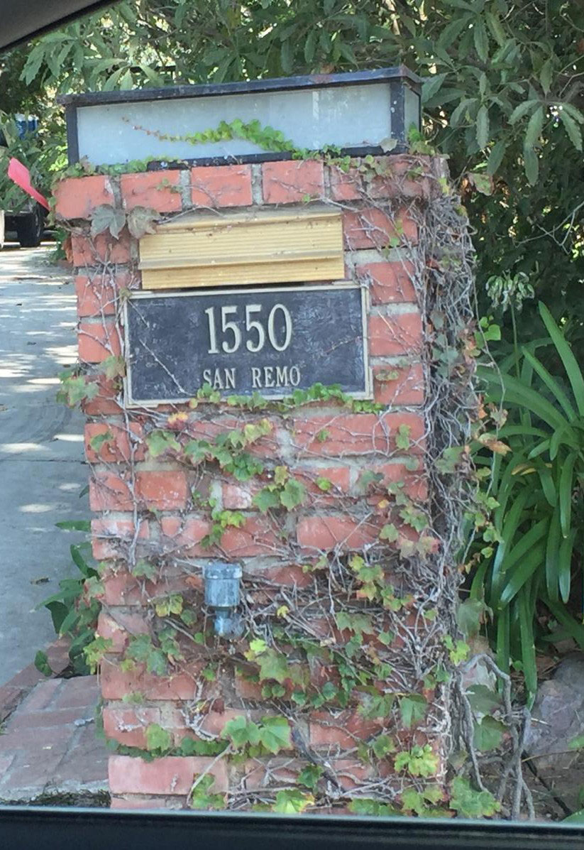 Adresse des Thomas Mann House in Pacific Palisade, 1550 San Remo